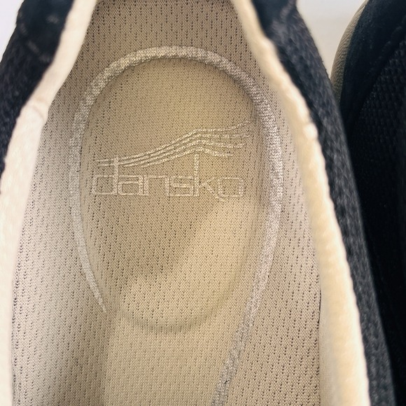 NEW Dansko Henriette Shoes Womens 38/7.5-8 Black Suede Comfort Walking Sneakers - Picture 9 of 16
